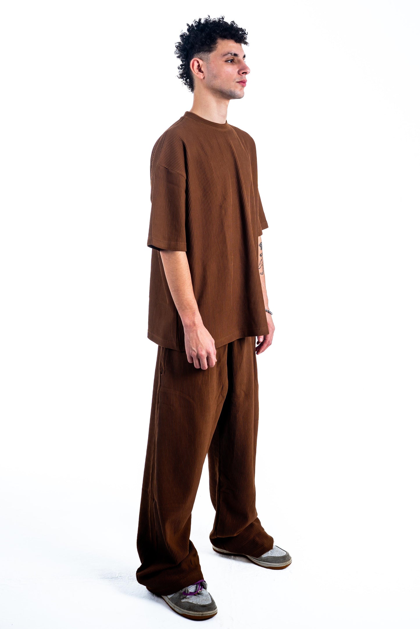 Ribbed Brown Set