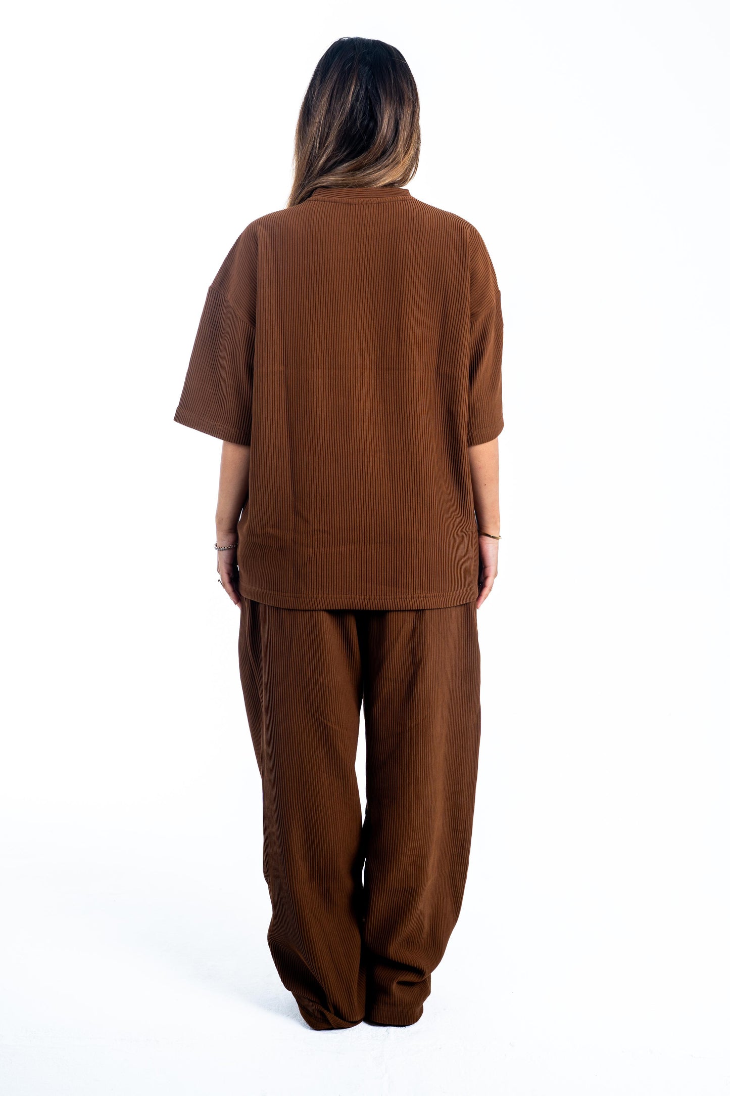 Ribbed Brown Set